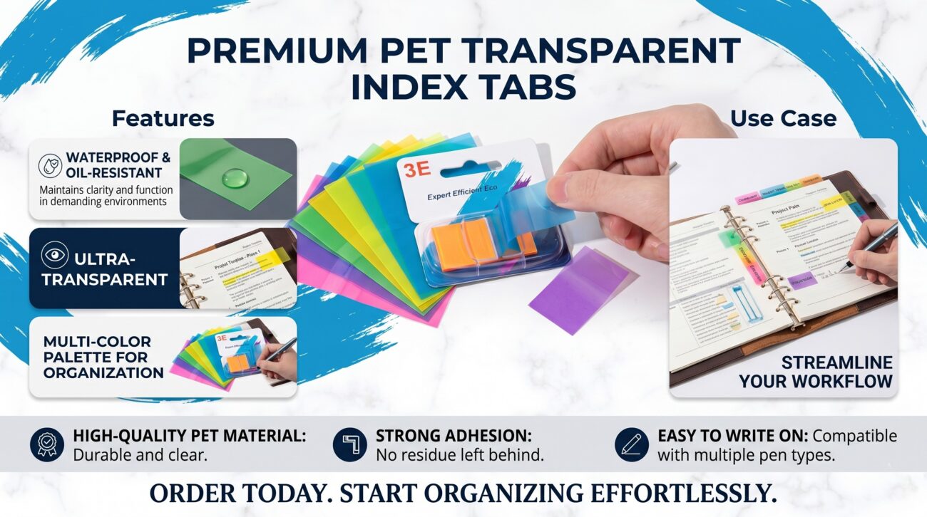 Index Tab Set – 7 Neon Colors11