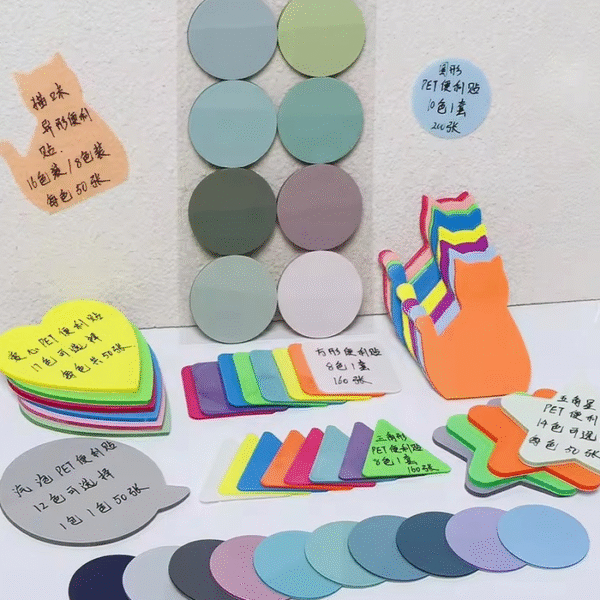 PET dual-color index tabs