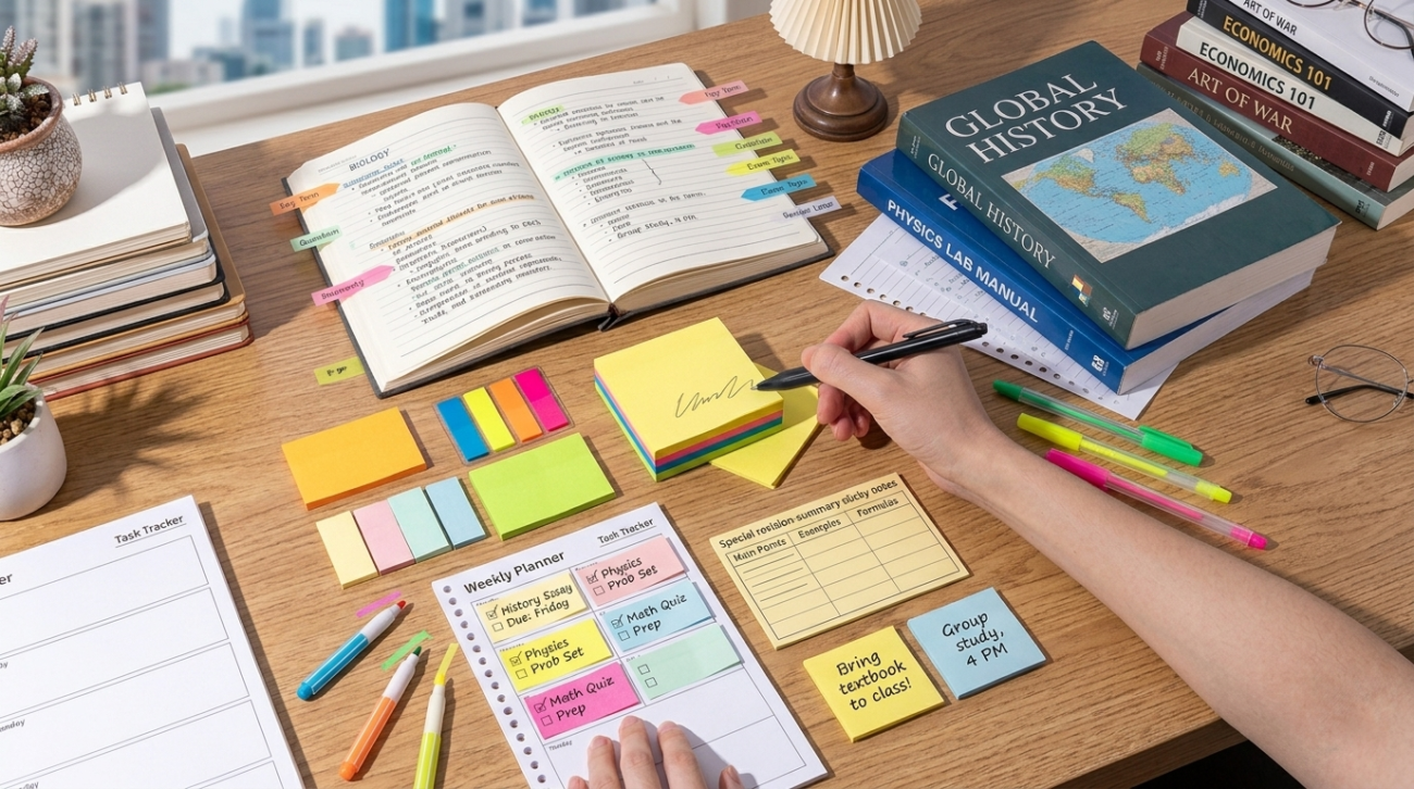 Sticky Notes Cube - Neon Colours2