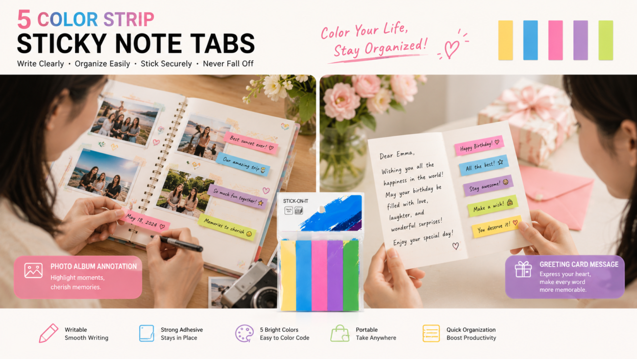 5 Color Strips – Neon Colours2